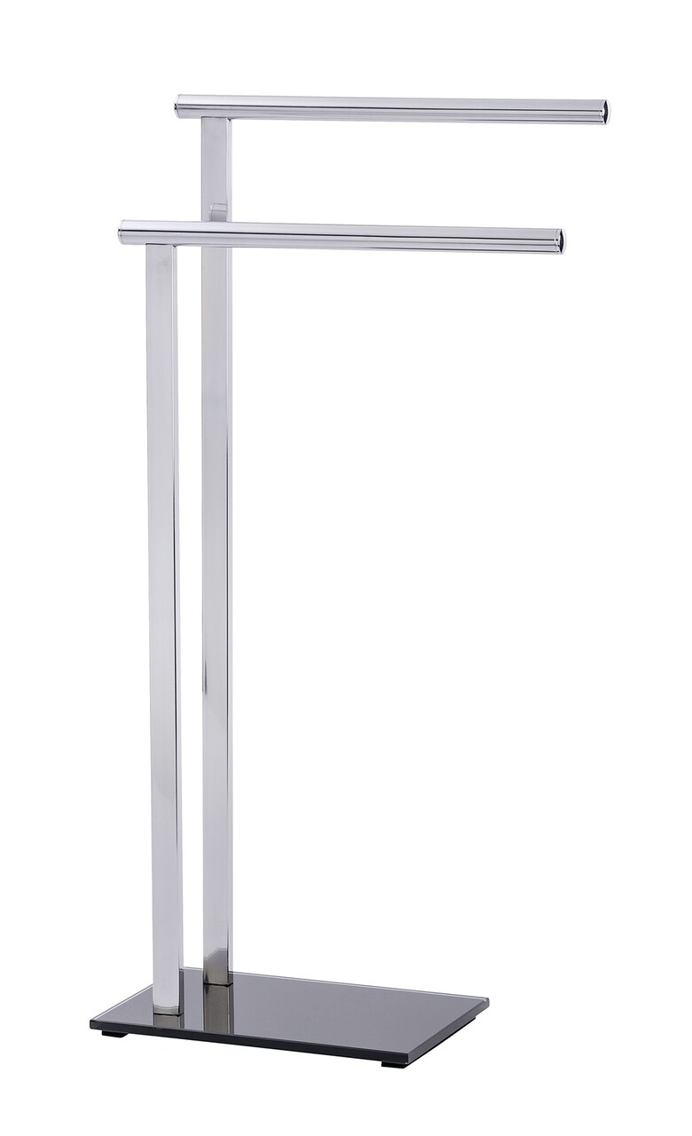 Suport pentru prosoape, Wenko, Lava, 42 x 81 x 20 cm, inox/sticla - imagine 4